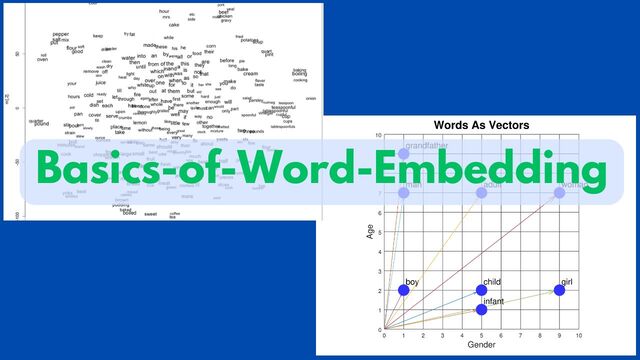 Basics of Word Embedding