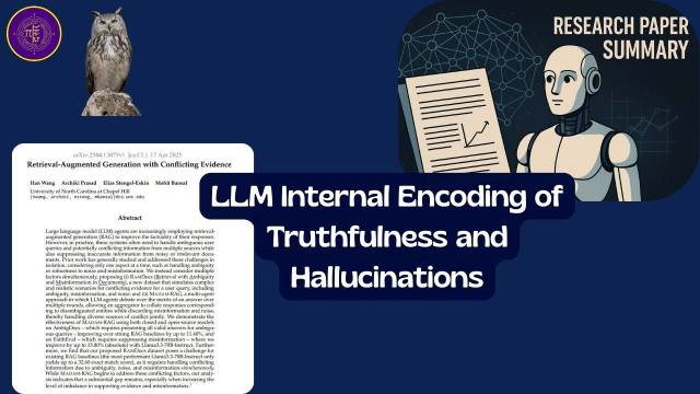 LLM Internal Encoding of Truthfulness and Hallucinations