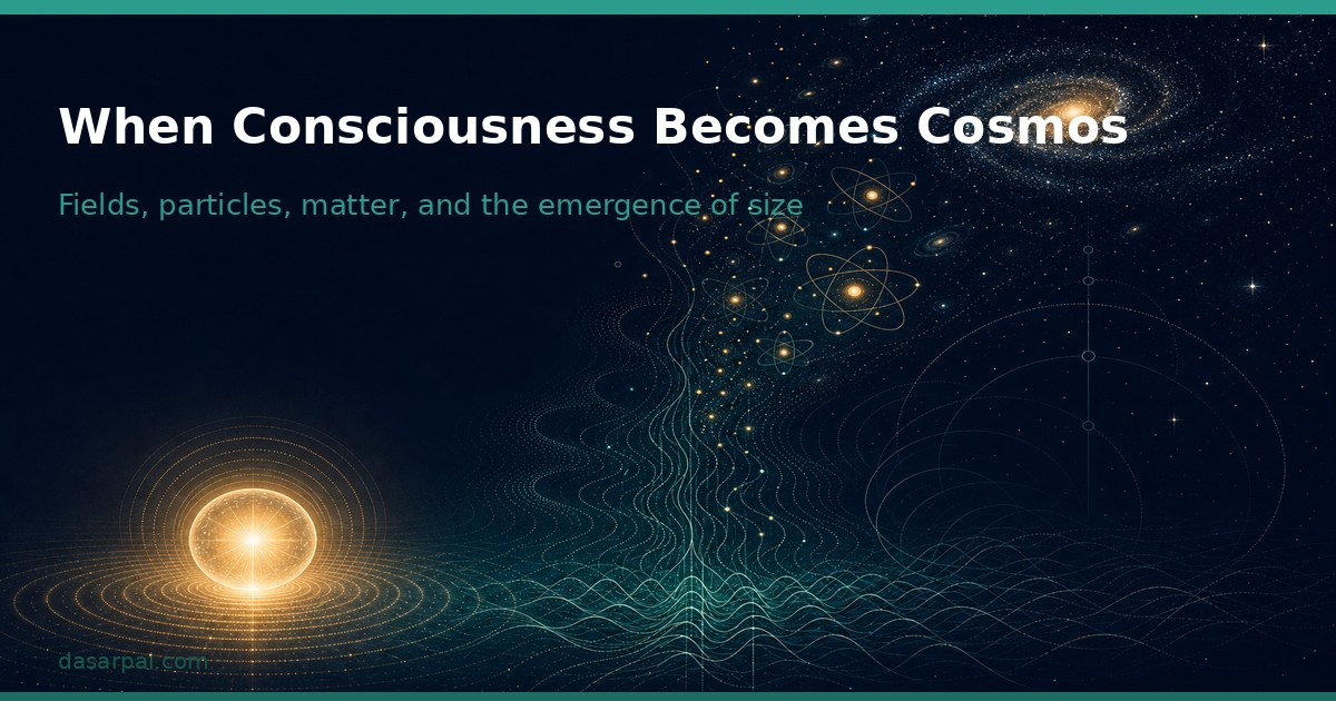 When Consciousness Becomes Cosmos