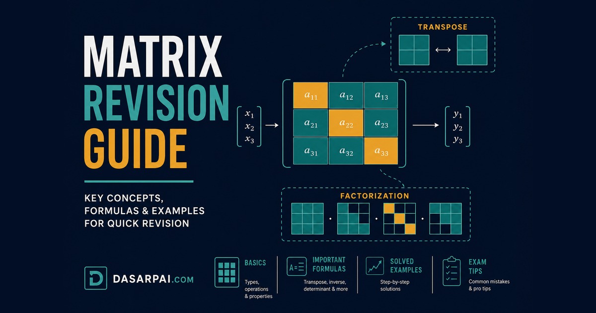Matrices: A Complete Revision Guide