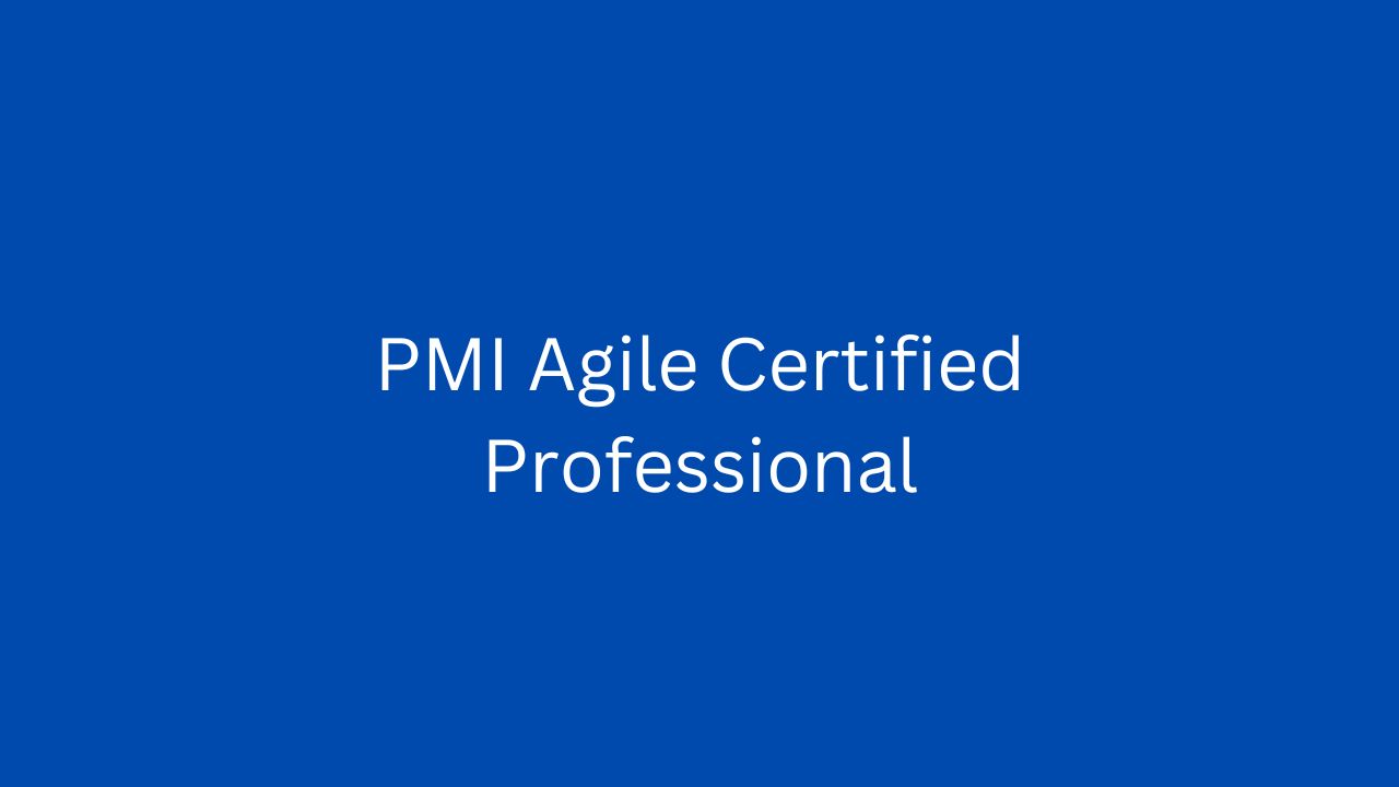 PMI ACP