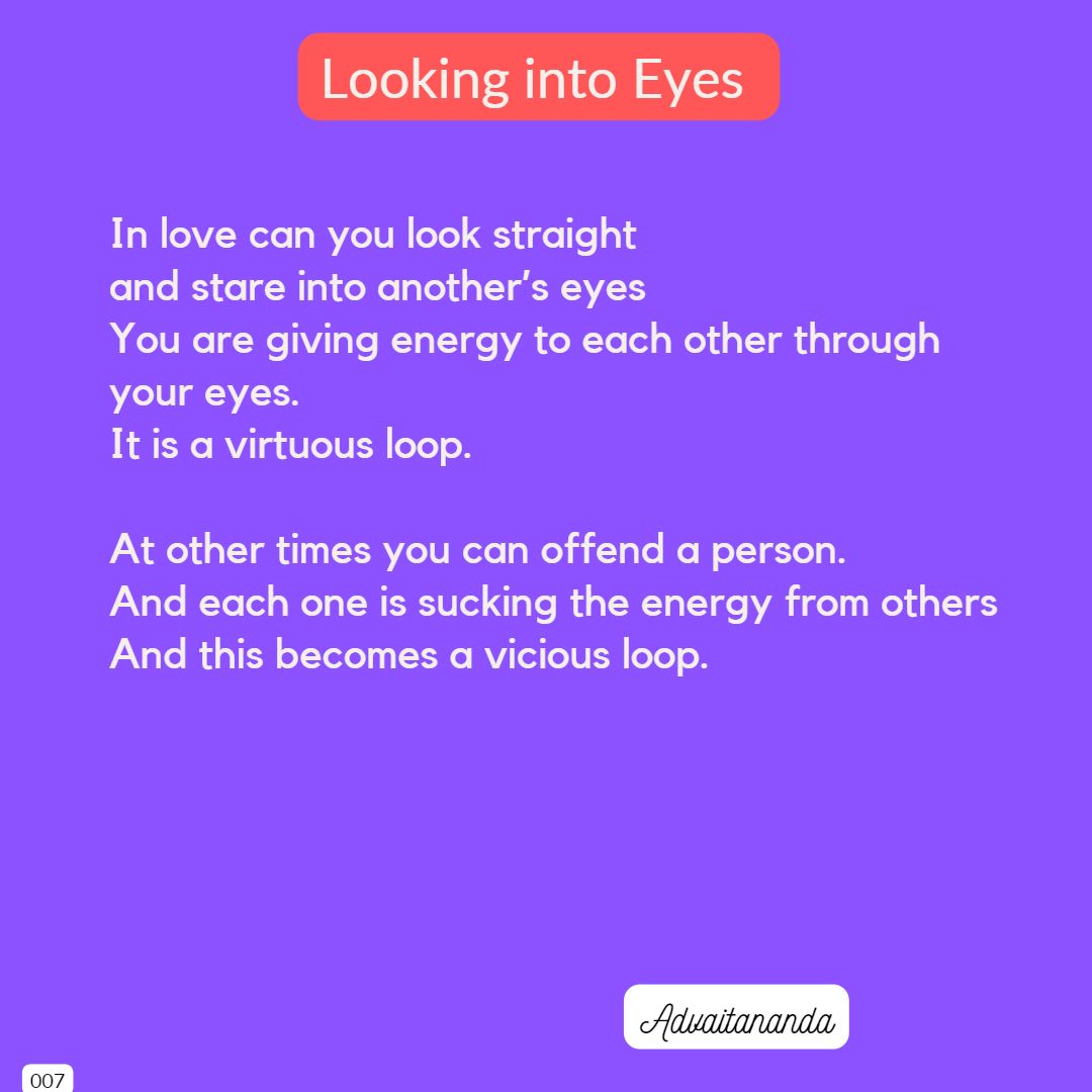 Looking into Eyes