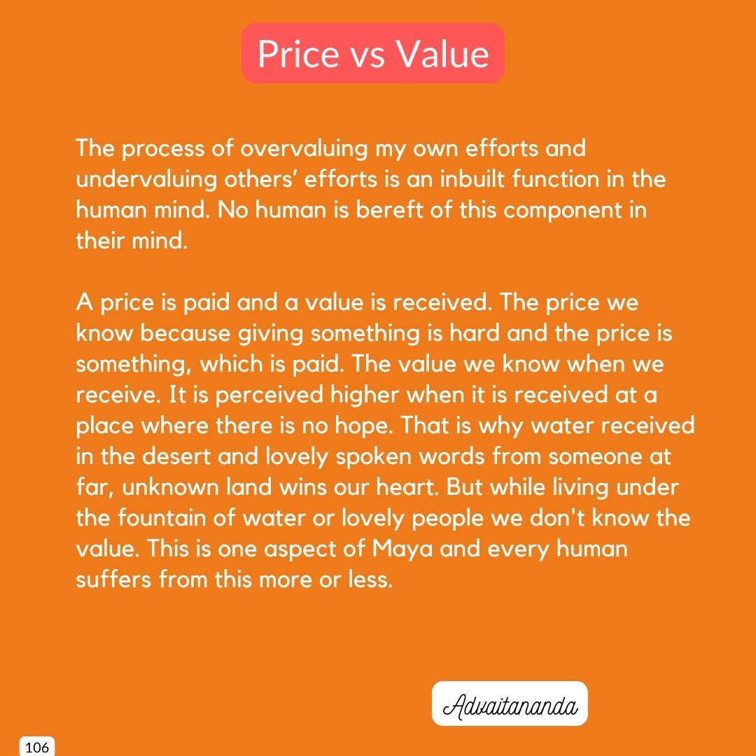 Price vs Value