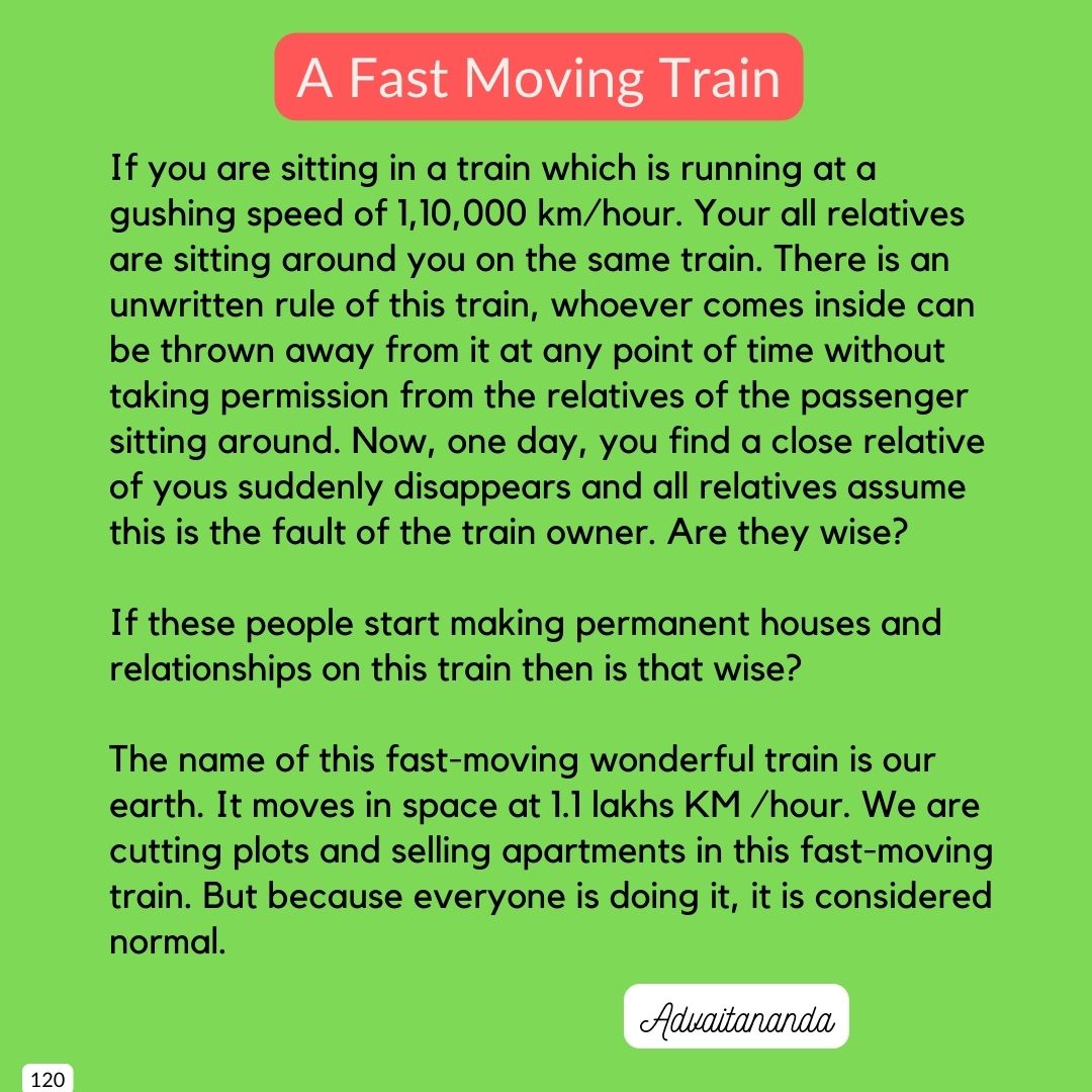 A Fast Moving Train