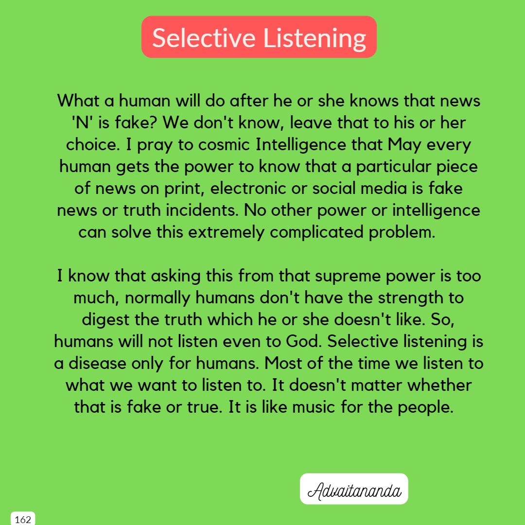 Selective Listening