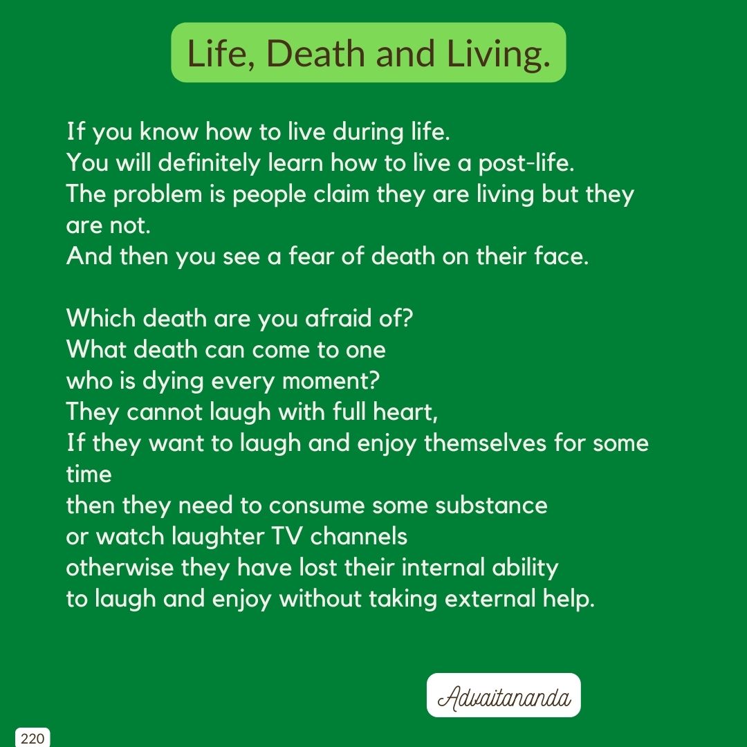 Life, Death and Living