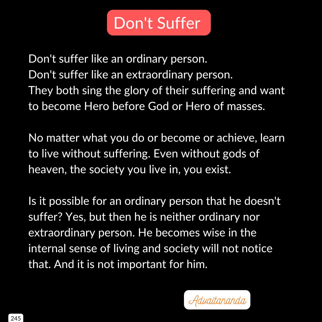 Don’t Suffer