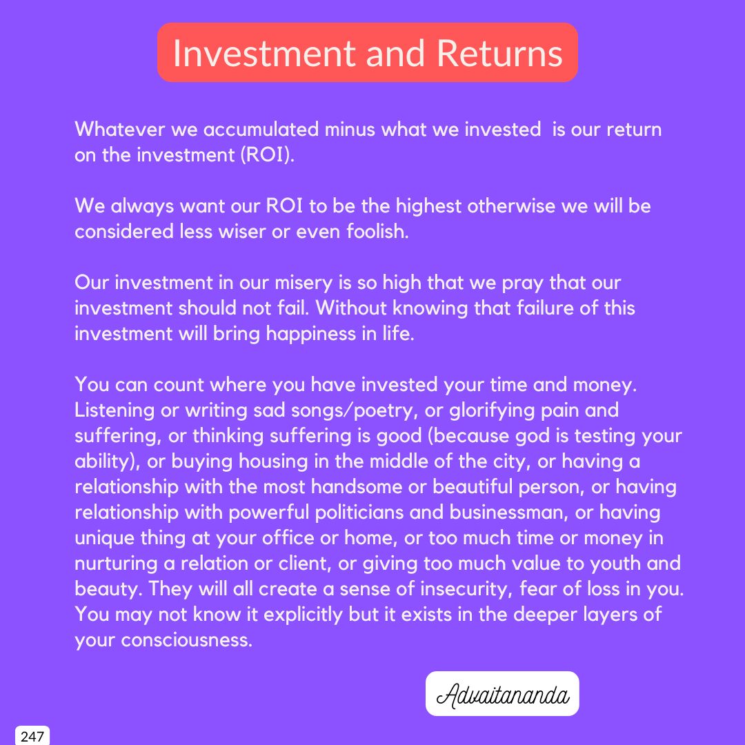 Investment and Returns