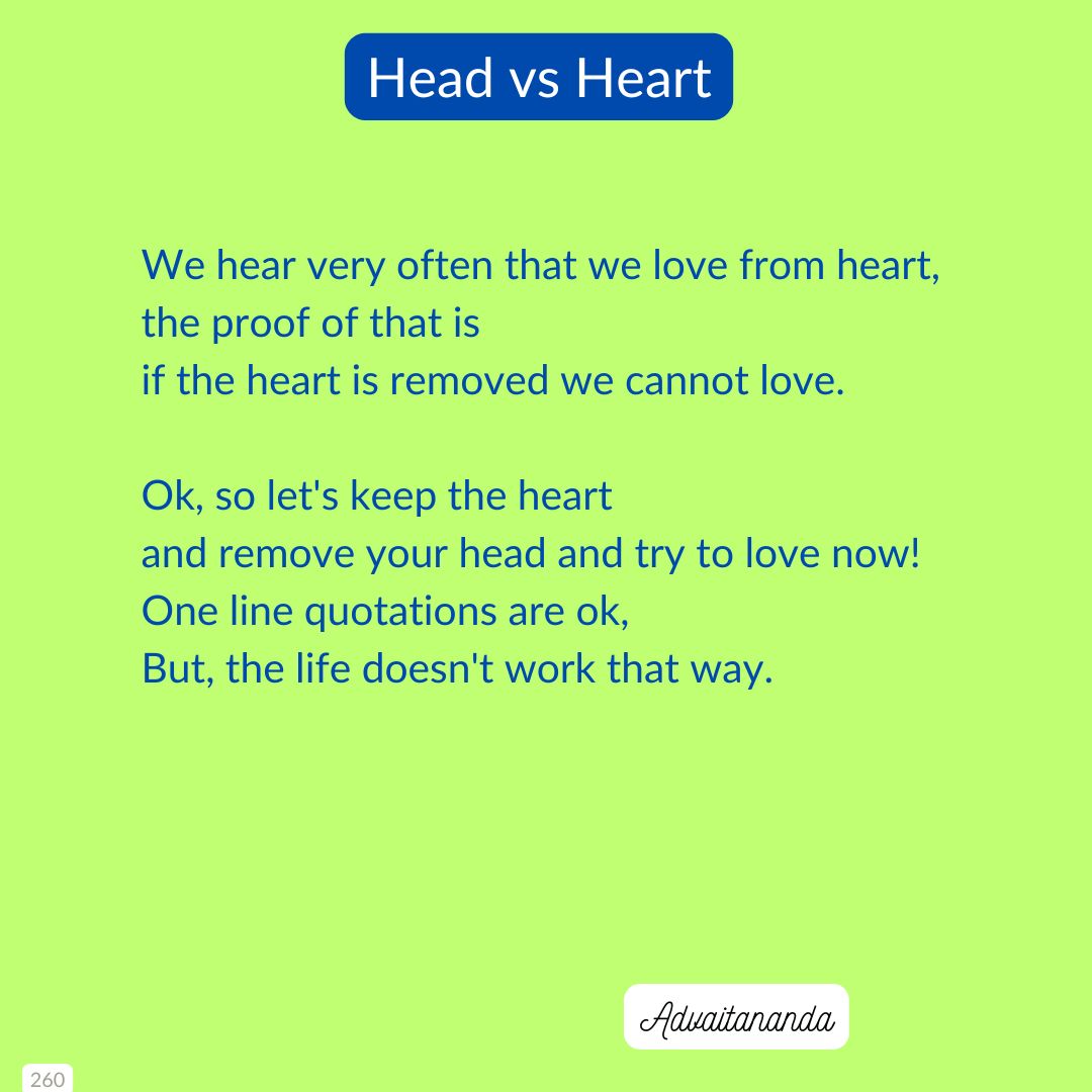 Head vs Heart
